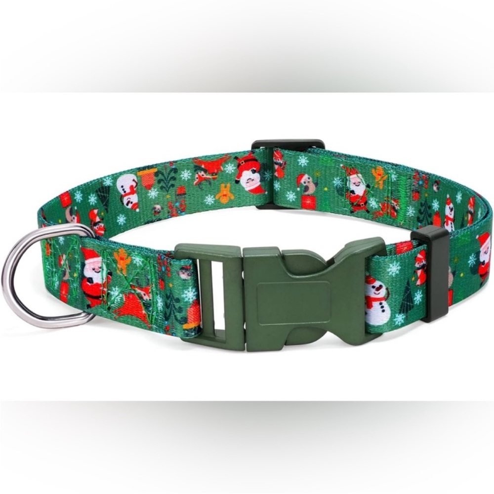 Christmas Santa Dog Collar-XL